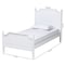 Baxton Studio Mariana Classic and Traditional White Finished Wood Full Size Platform Bed 224-12537-ZORO - alternate 10